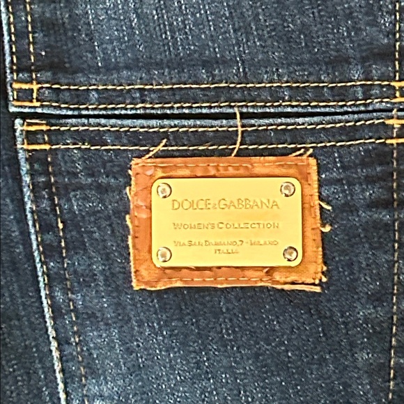 Dolce & Gabbana Auth Blue Milano 5-Pocket Straight Leg Denim Jeans **IT 36**🌺🌺 - Picture 7 of 8